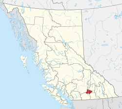 CAN BC Central Okanagan Regional District locator
